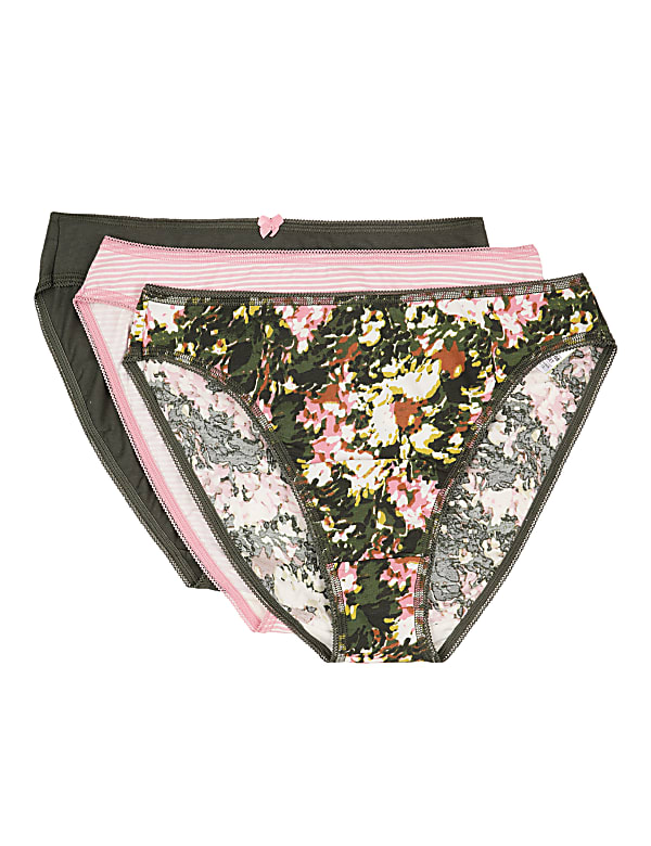 3 Pack Cotton Mix Knickers
