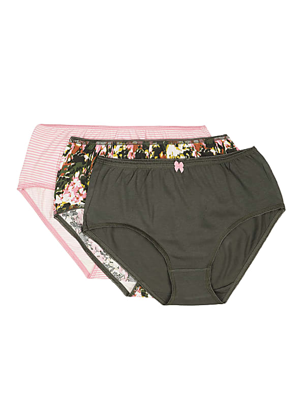 3 Pack Cotton Mix Knickers