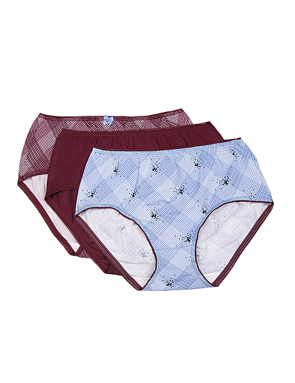 3 Pack Cotton Mix Skinny Fit Knickers