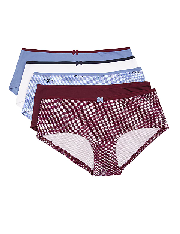 5 Pack Cotton Mix Skinny Fit Knickers