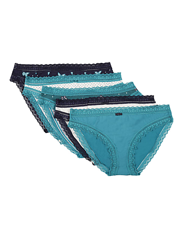 5 Pack Poly Mix Skinny Fit Knickers