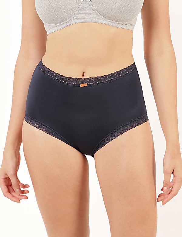 5 Pack Poly Mix Full Briefs
