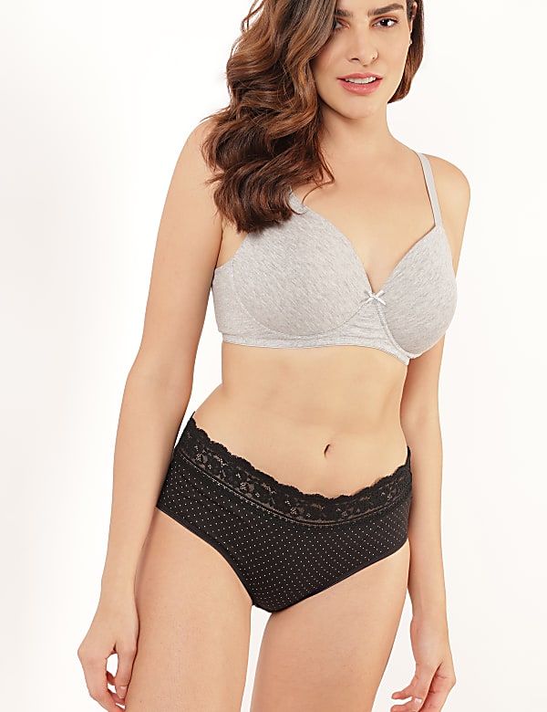 5 Pack Cotton Mix Knickers