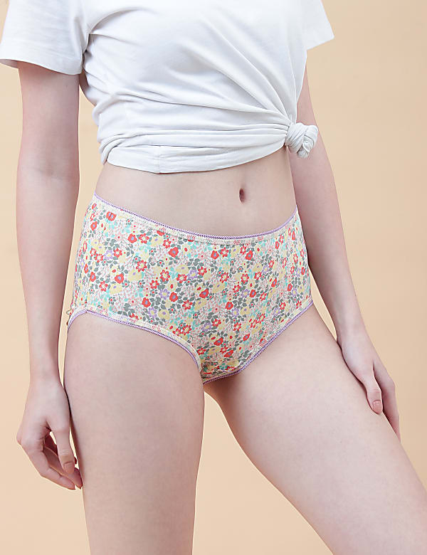 5 Pack Cotton Mix Regular Fit Knickers
