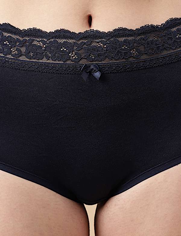5 Pack Cotton Mix Knickers