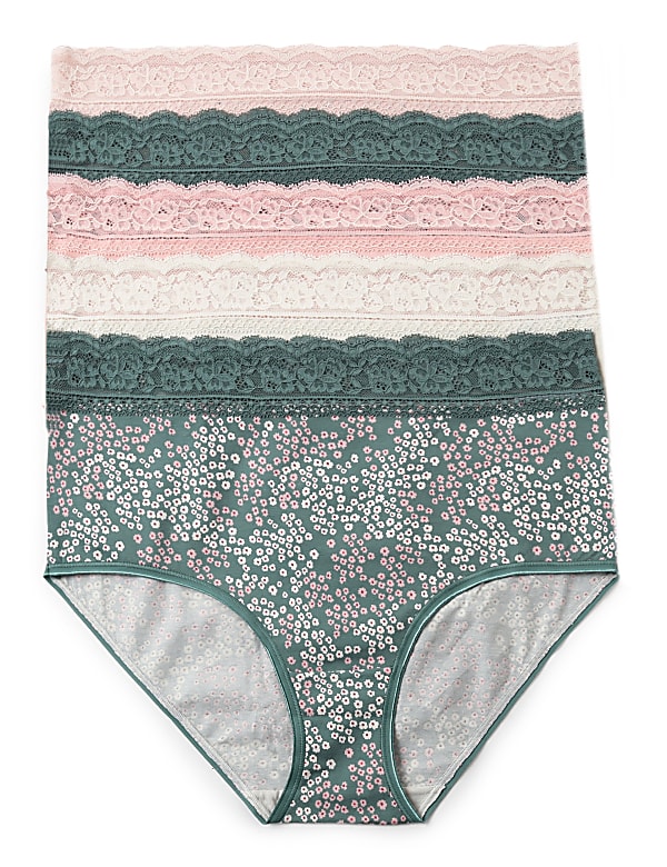 5 Pack Cotton Mix Knickers