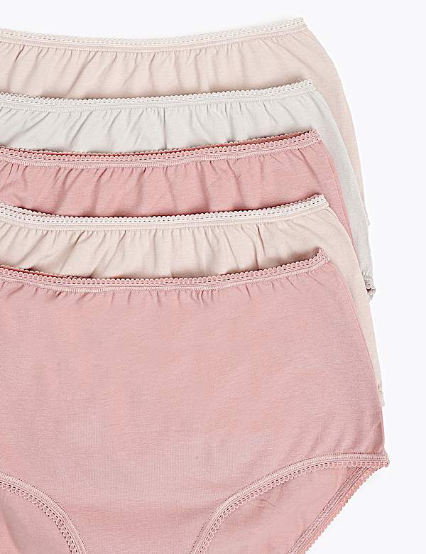 5 Pack Cotton Rich Full Brief Knickers