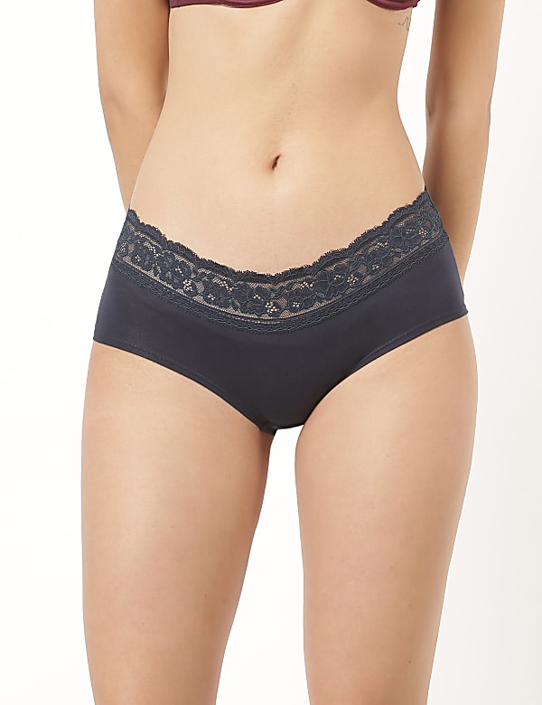 5 Pack Cotton Mix Skinny Fit Knicker