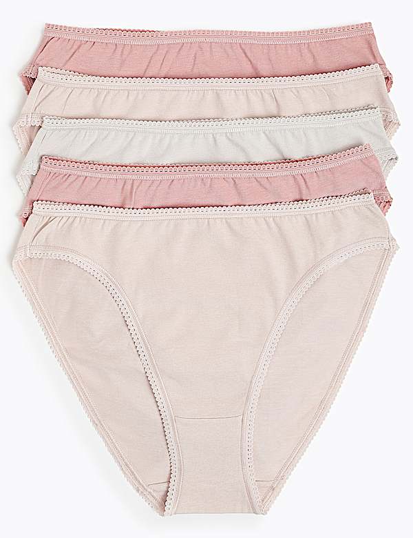 5 Pack Cotton Rich Full Coverage Knickers