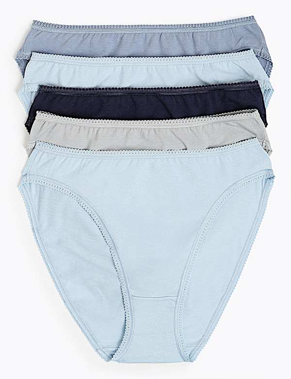 5 Pack Cotton Rich Full Coverage Knickers