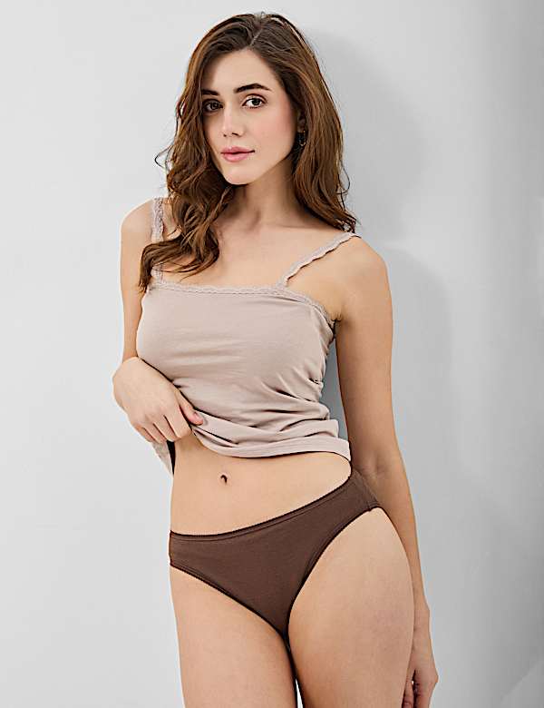 5 Pack Cotton Rich High Leg Knickers