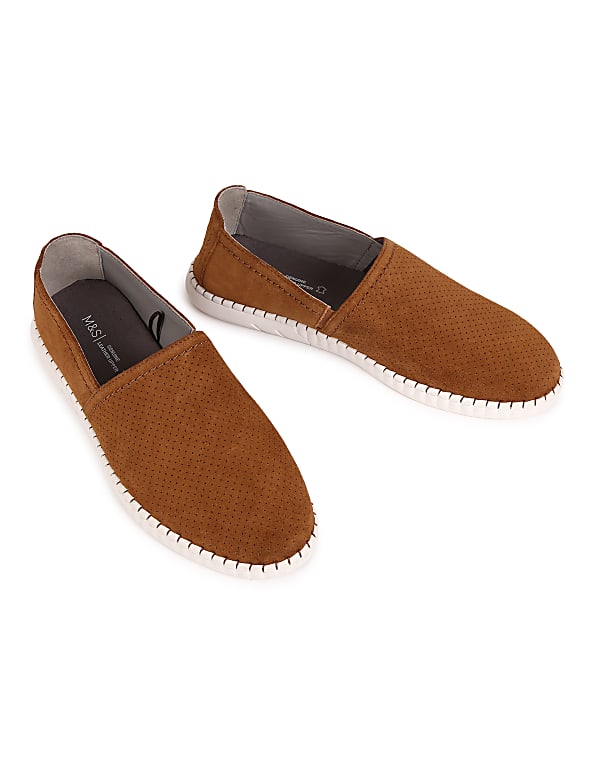 Half Slip On Suede Shoes