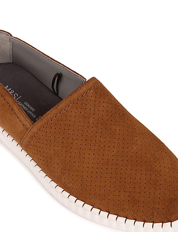 Half Slip On Suede Shoes