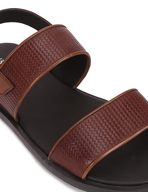 Buy Leather Textured Belt Sandals at Marks & Spencer