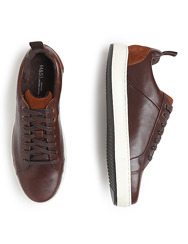 Buy Pure Leather Plain Casual Shoes at Marks Spencer