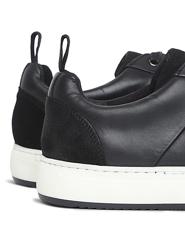 Pure Leather Plain Casual Shoes