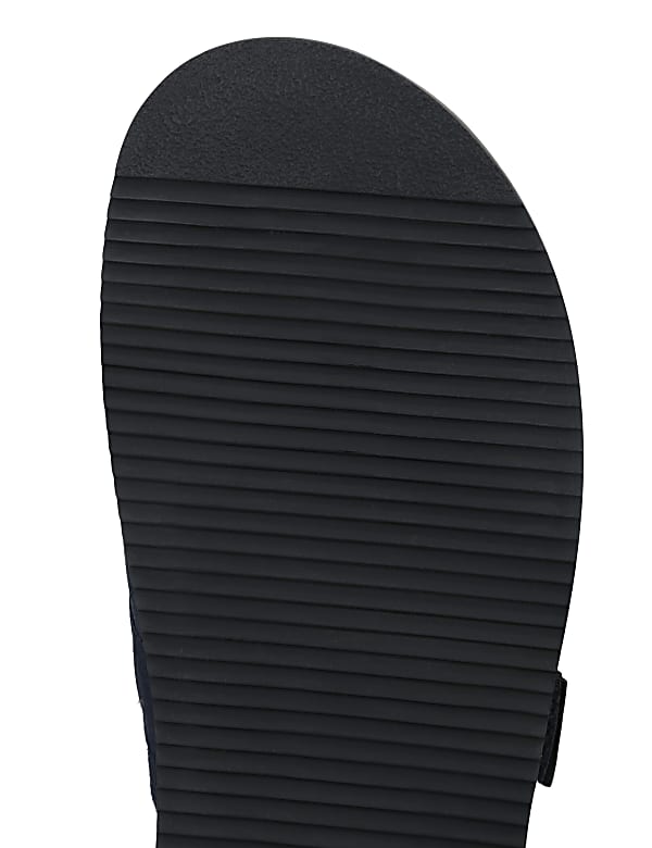 Leather Plain Slippers