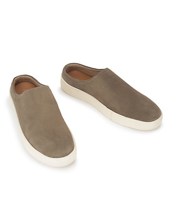 Leather Plain Slip-on Casual Shoes