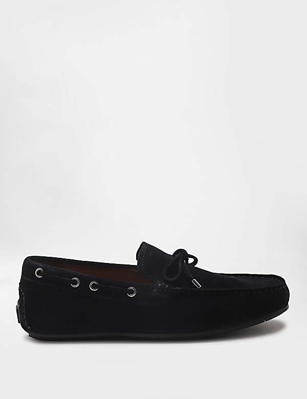 Pure Leather Plain Slip-on Loafers