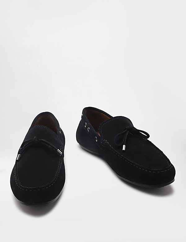 Pure Leather Plain Slip-on Loafers