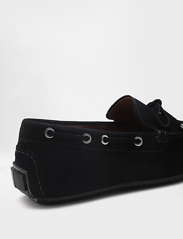 Pure Leather Plain Slip-on Loafers
