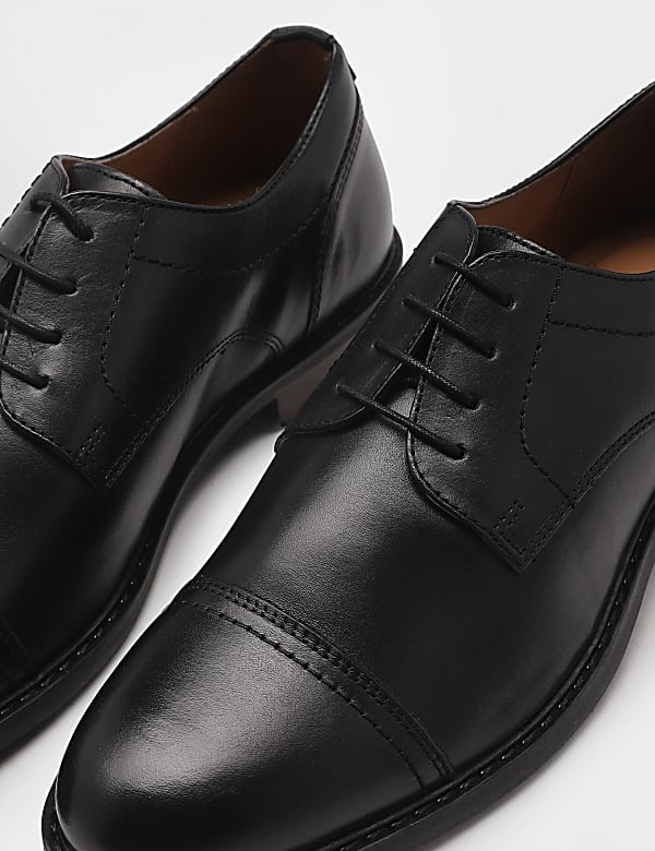 Pure Leather Plain Lace-up Formal Shoes