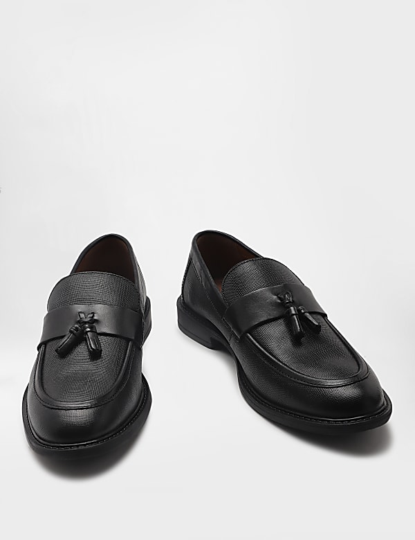 Buy Pure Leather Plain Slip on Loafers at Marks Spencer