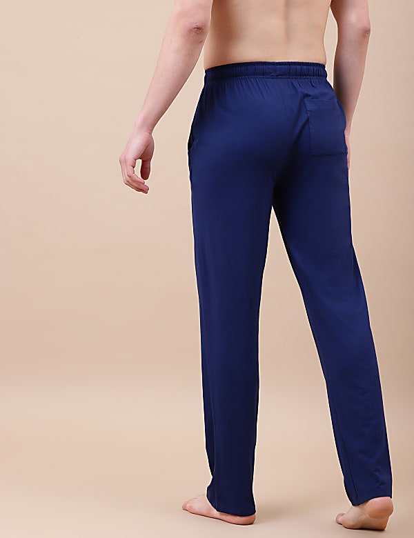 Cotton Blend Solid Drawstring Pyjama