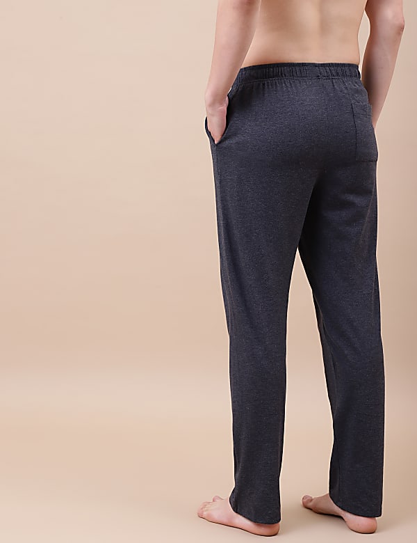 Cotton Blend Solid Drawstring Pyjama