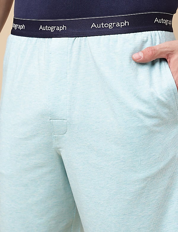 Cotton Blend Solid Shorts
