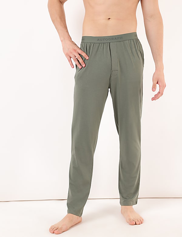 Cotton Mix Plain Regular Fit Pyjama