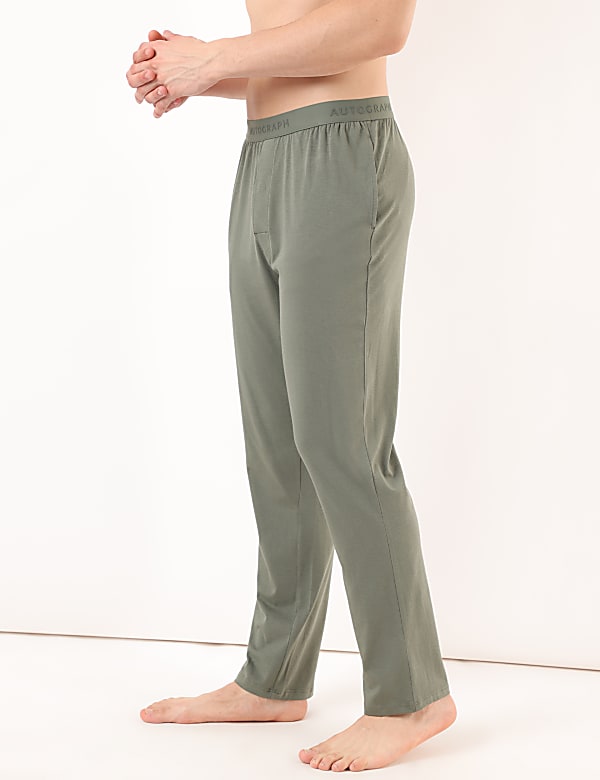 Cotton Mix Plain Regular Fit Pyjama