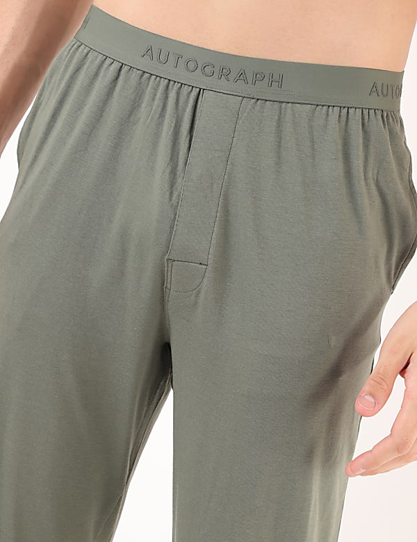 Cotton Mix Plain Regular Fit Pyjama