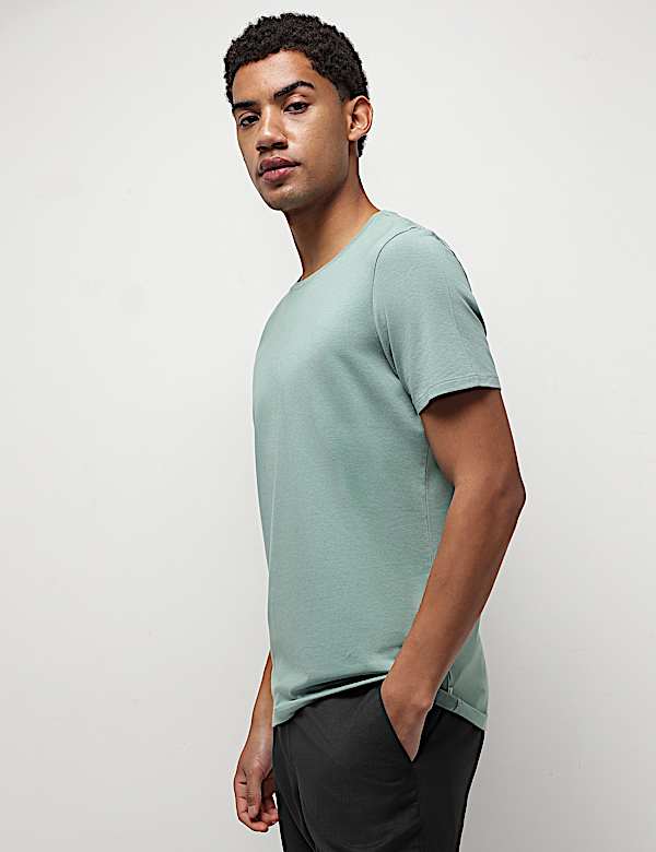 Modal Cotton Crew Neck T-Shirt