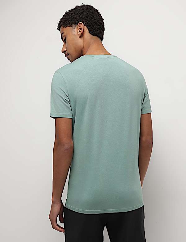 Modal Cotton Crew Neck T-Shirt