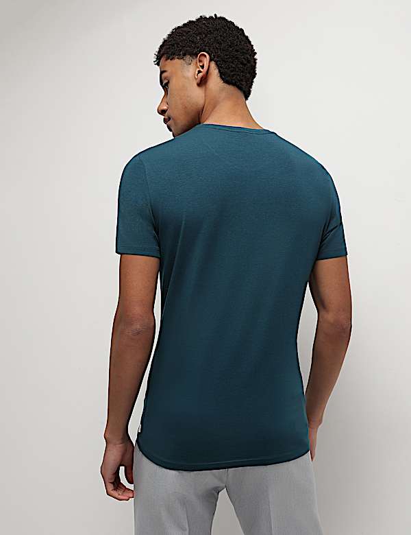 Modal Cotton Crew Neck T-Shirt