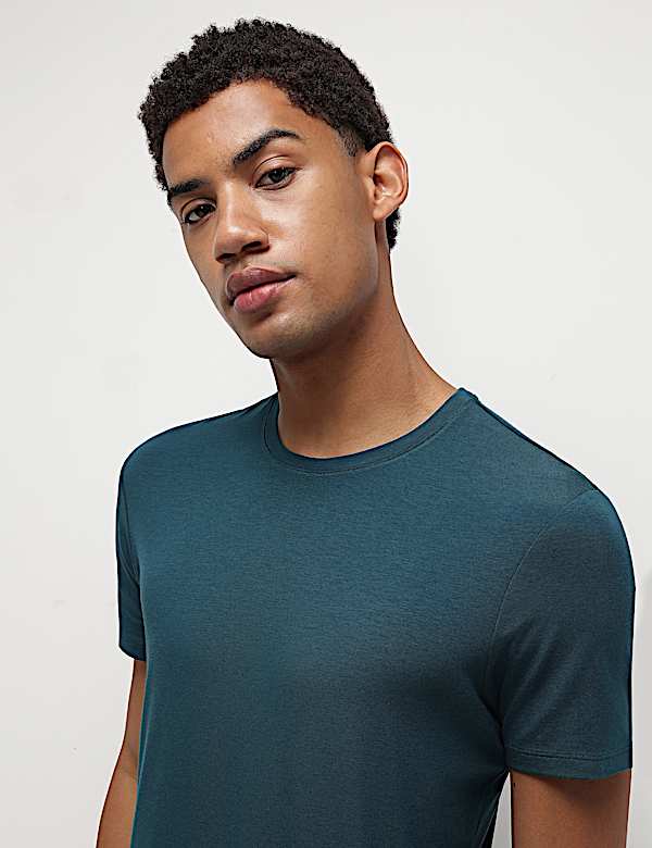 Modal Cotton Crew Neck T-Shirt