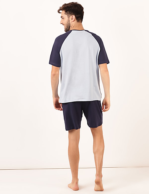 2 Pack Pure Cotton T-Shirt And Shorts