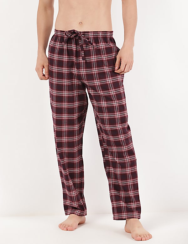 Pure Cotton Checked Regular Fit Pyjama