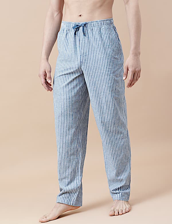 Cotton Mix Striped Relaxed Fit Pyjama