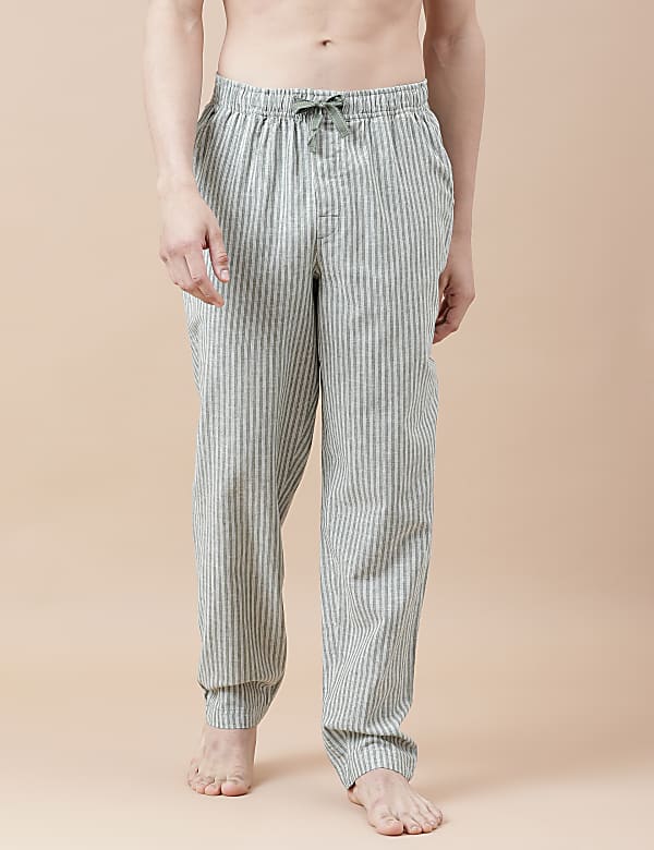 Cotton Mix Striped Relaxed Fit Pyjama