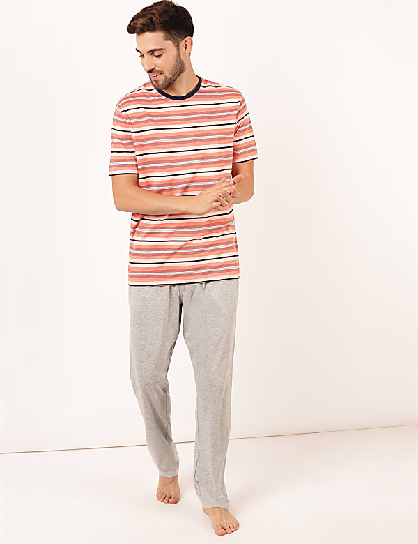 2 Pack Pure Cotton Long Pant And Top Set