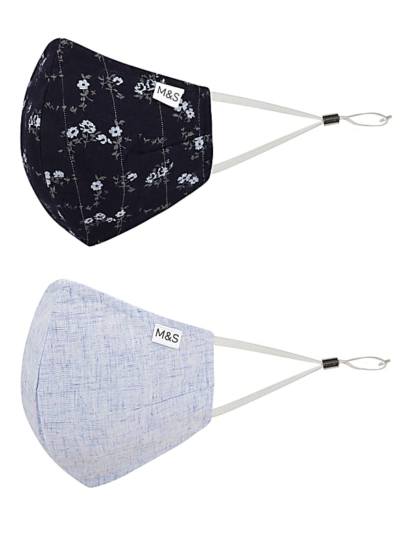 2 Pack Cotton Mix Mask