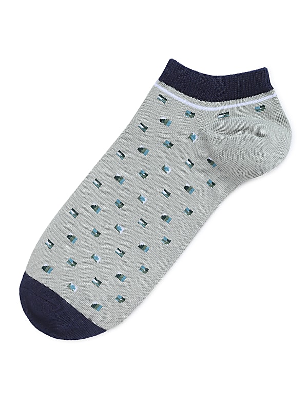 Cotton Mix Printed Skinny Fit Socks