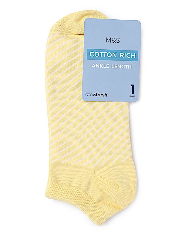 Cotton Mix Stripes Skinny Fit Socks