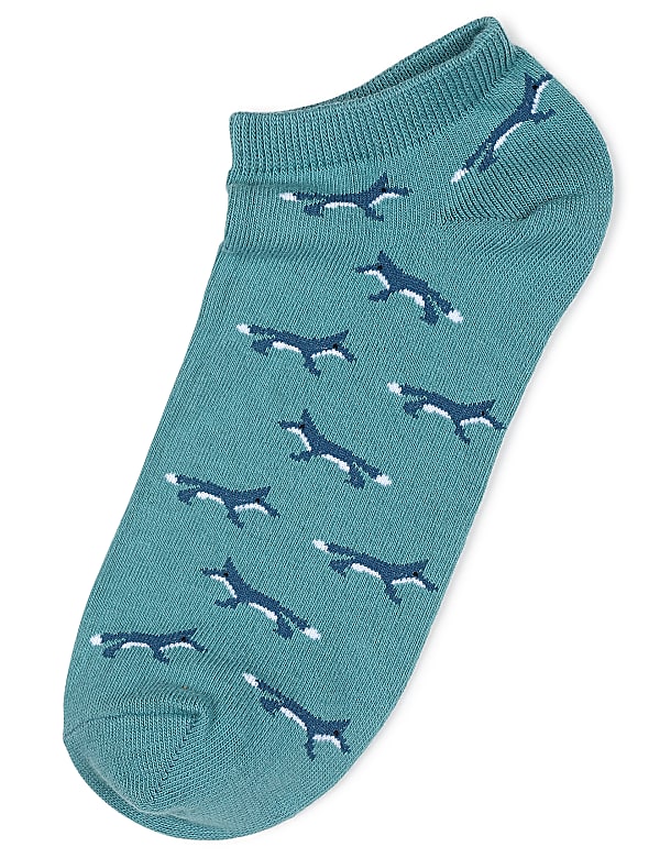 Pair of Cotton Mix Printed Socks