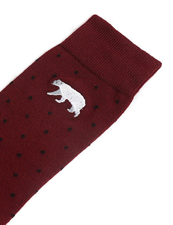 Embroidered Ankle Length Socks