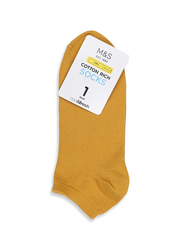 1Pk Solid Ankle Socks