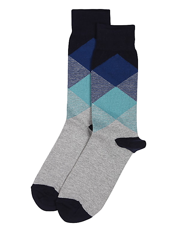 1Pk Argyle Socks