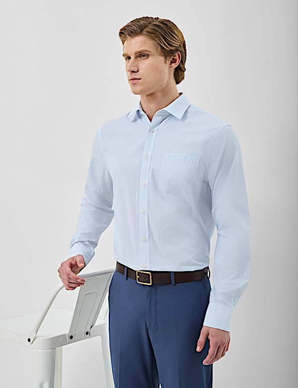 2 Pack Regular Fit Easy Iron Shirts